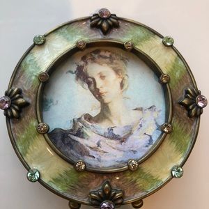 Jay Strongwater SIGNED 3inch round frame